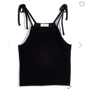 NWOT Madewell Tie Straps Tank Top